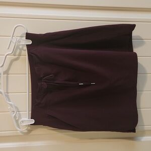 Athleta, medium size burgundy skort
